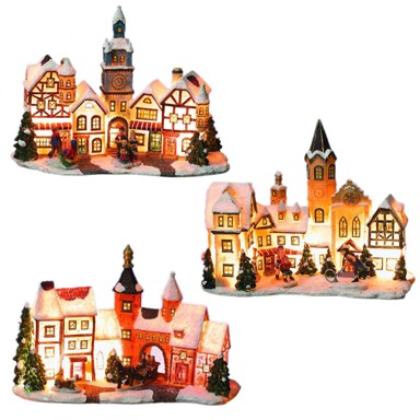 LED božićni ukras – Božić u gradu