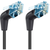 TECHLY Mrežni kabel ICOC UF6A-TPE36-030B Cat6a U/FTP, 3 m, crni