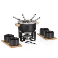 KELA Set za fondue Fondi KL-10068, crna