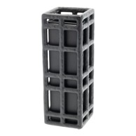 VILLA COLLECTION Vaza crna ručno izrađena od polyresina, visina 30 cm Lyst