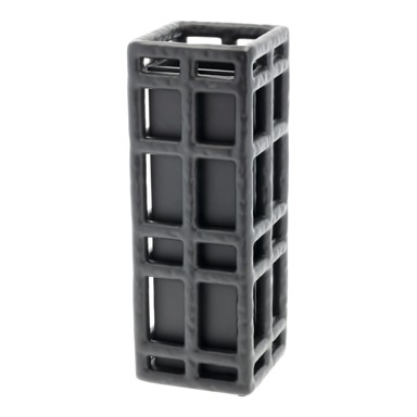 VILLA COLLECTION Vaza crna ručno izrađena od polyresina, visina 30 cm Lyst