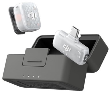 DJI Bežični mikrofon Mic Mini 2S, 1 odašiljač, 1 mobilni prijemnik i kutija za punjenje