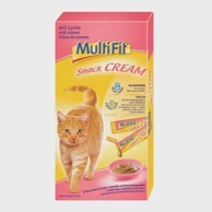 MULTIFIT Poslastica za mačke Snack-Cream, losos i inulin, 7x15 g