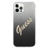 GUESS Tvrda futrola Glitter Gradient Logo za Apple iPhone 12 / 12 Pro, crna