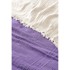 MIJOLNIR Ljubičasti prekrivač od muslina za bračni krevet 230x250 cm 
