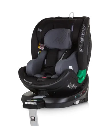 CHIPOLINO Autosjedalica Maximus 40-150 cm Crna