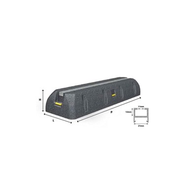 TECNOGAS Podna konzola za klimu Tecno Block, 1000 x 160 x 90 mm
