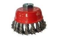 ENPRO Četka čašasta pletena inox 707363 80 mm M14, srebrna