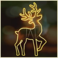 Dekorativna LED neonska figura jelen