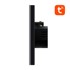 AVATTO Pametni zidni prekidač Wi-Fi TS02-EU-B1, 1 kanal, Tuya, crni