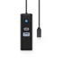 ORICO USB-C Hub PWCUR-C3, 3 priključka, USB-A 3.0, USB-C 3.0, RJ45 Gigabit, 1,8 m, crna