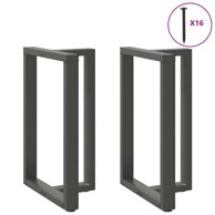 Noge barski stol T-oblika 2 kom antracit 60x35x(90-91) cm čelik