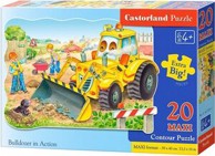 CASTORLAND Puzzle Maxi Buldožder na djelu, 20 kom