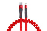 AMIO Kabel USB u Lightning opružni, 1,2 m
