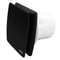 COMMEL Ventilator 100 mm, s kugličnim ležajem, crni