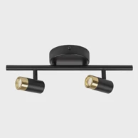 RABALUX Kadir kupaonska svjetiljka led 6w/crna/ zlatna/ip44/550lm ra75041