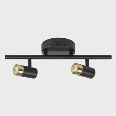 RABALUX Kadir kupaonska svjetiljka led 6w/crna/ zlatna/ip44/550lm ra75041