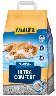MULTIFIT Pijesak za mačke Ultra Comfort, 15 L