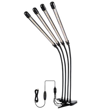 MG LED svjetiljka za biljke, 36 W, crna