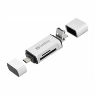 SANDBERG Čitač kartica USB-C USB MicroUSB