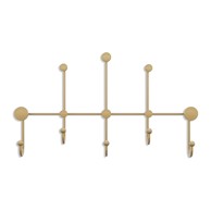  KALUNE DESIGN Metalna zidna vješalica u zlatnoj boji Dama