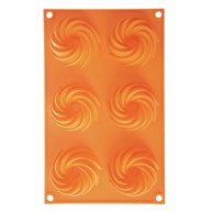 ORION Silikonski kalup za pečenje za male kuglofe, 17x28 cm