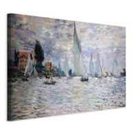 Slika Claude Monet – Sailboats Regatta in Argenteuil, 60x40 cm, standard
