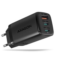 AXAGON Zidni punjač ACU-DPQ65, crni, 2x USB-C, 1x USB-A, 65W