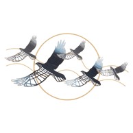 MAURO FERRETTI Metalni zidni ukras 91x50 cm Birds