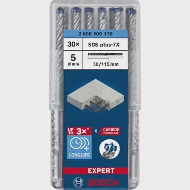 BOSCH Svrdla za bušaći čekić EXPERT SDS plus-7X