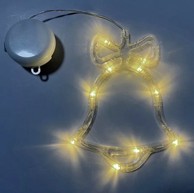 LED Božićna dekoracija za prozor 12, zvono