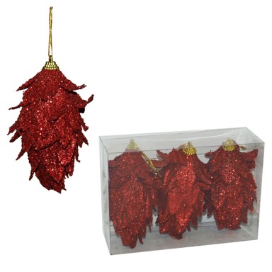 Stiroporne kuglice, ø 10 cm, crvene