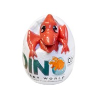 Dinosaur u jajetu za sastavljanje, bijeli