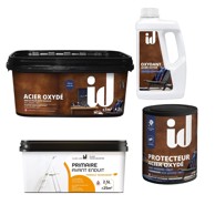 Set ID Acier Oxide efekt hrđe na zidu