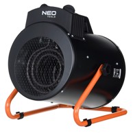 NEO TOOLS Industrijska grijalica 90-069 ELEKTRIČNA, STAINLESS STEAL, 5000 W IPX4, crna