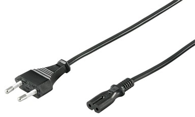 Kabel za napajanje, CEE 7/16 na C7, duljina 1 m