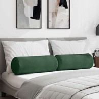 Valjkasti jastučići set 2 kom Ø25×70 cm, tamnozeleni