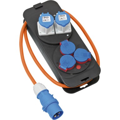 BRENNENSTUHL Produžni kabel Kampirna energetska stanica 1,5m 2xCEE230V/16A, 3x230V CEE