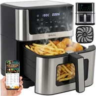 RUHHY Friteza na vrući zrak 8 L XXL, 1800 W, 10 programa, LED touch zaslon