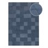 FLAIR RUGS Tepih vuneni Checkerboard ručno rađen 160x230 cm, tamno plavi