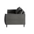 ROPEZ Tamno siva baršunasta sofa 203 cm Juli, 203x100x86 cm