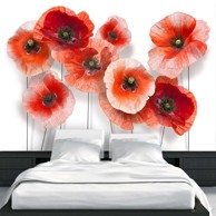 Foto tapeta Nine poppies 100x70
