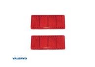 VALERYD Katadiopter kvadratni 69x32mm crveni samoljepljivi (2 kom) 3169014