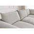 BOBOCHIC PARIS Svijetlo siva kutna garnitura Ernest, 254x254x86 cm