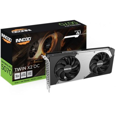 INNO3D Grafička kartica GeForce RTX 5070 TWIN X2 OC 12GB GDDR7