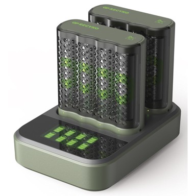 GP Docking stanica ReCyko M452 8-Postavni LCD Model + 4x AA NiMh 2600mAh