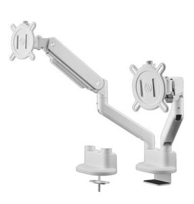 ONE FOR ALL Monitor stalak Solid Dual, bijeli DM 4220