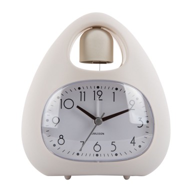 KARLSSON Budilica Blob Bell, prirodna