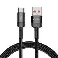 TECH-PROTECT Kabel Ultraboost EVO Pleteni Type C 100W/5A 25 cm, crni