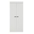 WOOOD Bijeli ormar od masivnog bora 77x175 cm Connect